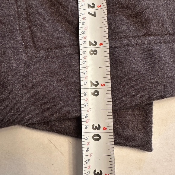 Lululemon Coast Wrap Women’s 8 Gray Relaxed Thumb Holes Open Front Activewear - Picture 10 of 10